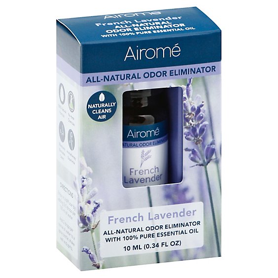 Airome Odor Eliminator With Essential Oil French Lavender - 0.33 Fl. Oz.
