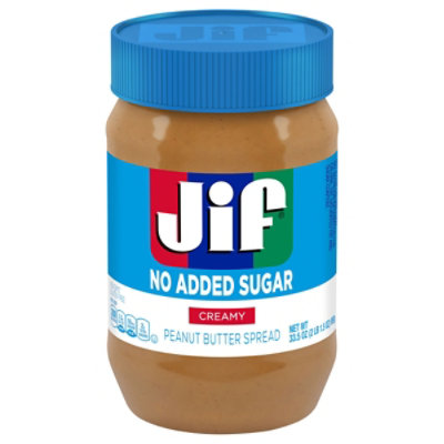 Jif No Added Sugar Peanut Butter - 33.5 Oz - Image 3