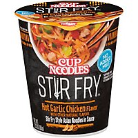 Nissin Stir Fry Hot Garlic Chicken Cup Noodles - 2.93 Oz - Image 1