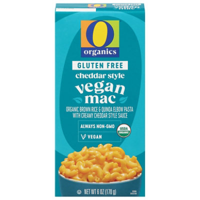 O Organics Vegan Mac Cheddar Style Gluten Free - 6 Oz