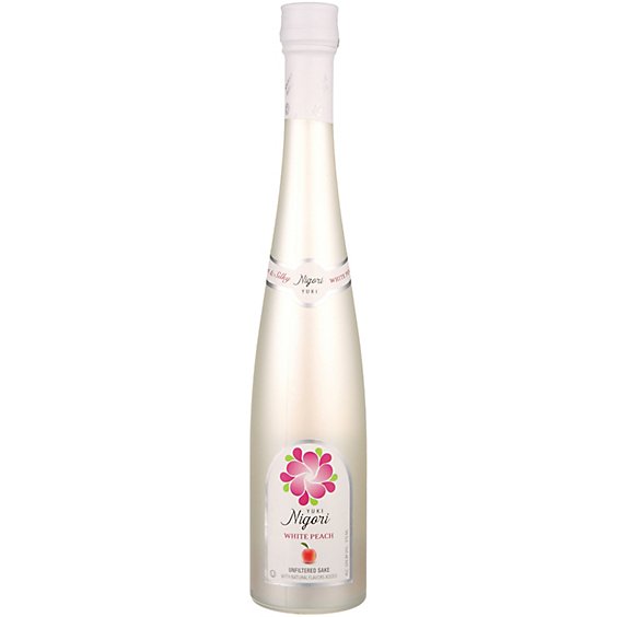 Yuki Sake Nigori White Peach Wine - 375 Ml
