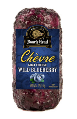 Boars Head Goat Cheese Chevre Wild Blueberry - 4 Oz