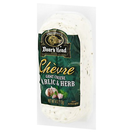 Boars Head Goat Cheese Chevre Garlic & Herb - 4 Oz - Image 2