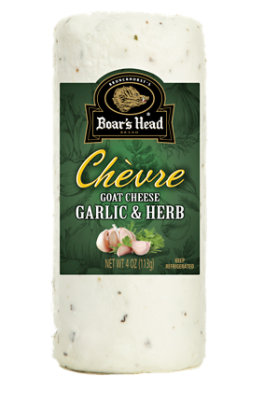 Boars Head Goat Cheese Chevre Garlic & Herb - 4 Oz - Image 1