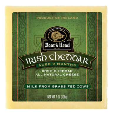 Boars Head Irish Cheddar Cheese - 7 Oz - Image 1