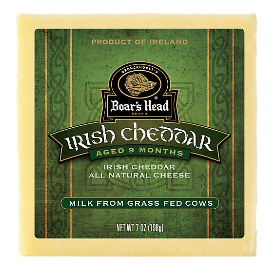 Boars Head Irish Cheddar Cheese - 7 Oz