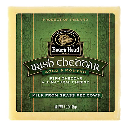 Boars Head Irish Cheddar Cheese - 7 Oz - Image 1