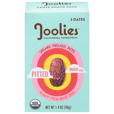 Joolies Organic Pitted Medjool Dates Snack Pack - 1.04 Oz - Image 2