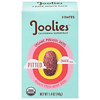 Joolies Organic Pitted Medjool Dates Snack Pack - 1.04 Oz - Image 1