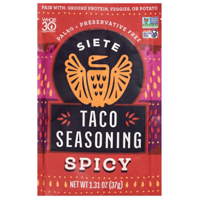 Siete Spicy Taco Seasoning - 1.31 Oz - Image 2