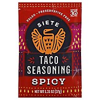 Siete Spicy Taco Seasoning - 1.31 Oz - Image 1