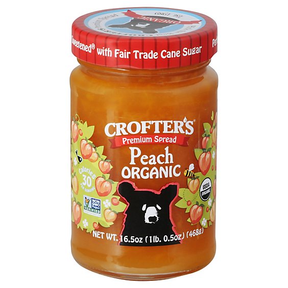 Crofters Fruit Spread Peach - 16.5 Oz