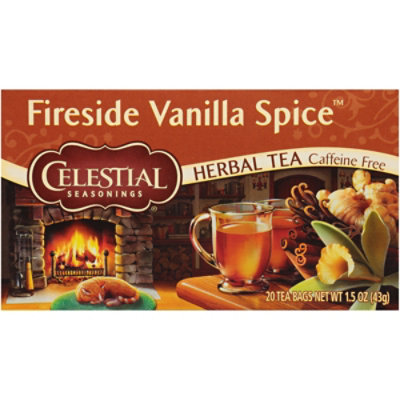 Celestial Seasonings Fireside Vanilla Spice Herbal Tea - 20 Count - Image 2