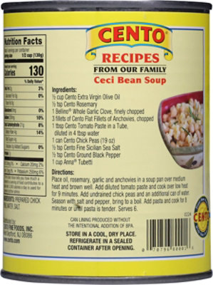 Cento Ceci Beans - 19 Oz - Image 5