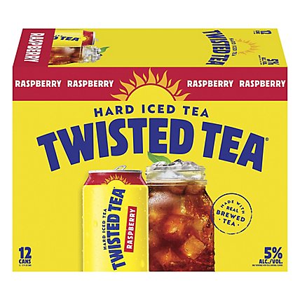 Twisted Tea Raspberry In Cans - 12-12 Fl. Oz. - Image 4