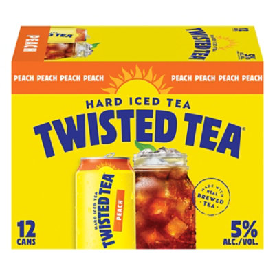 Twisted Tea Hard Iced Tea Peach - 12-12 Fl. Oz. - Image 4