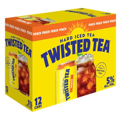 Twisted Tea Hard Iced Tea Peach - 12-12 Fl. Oz. - Image 3