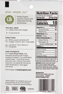 Simply Organic Organic Italian Dressing Mix - .7 Oz - Image 6
