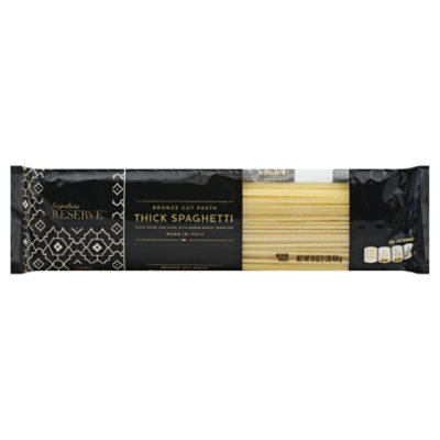 Signature Reserve Pasta Spaghetti Thick - 16 Oz