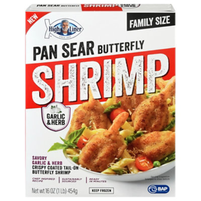 High Liner Foods Breaded Garlic & Herb Pan Sear Shrimp 20-23 Count - 16 Oz - Image 3