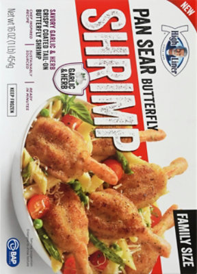 High Liner Foods Breaded Garlic & Herb Pan Sear Shrimp 20-23 Count - 16 Oz - Image 6