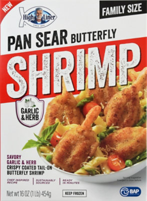 High Liner Foods Breaded Garlic & Herb Pan Sear Shrimp 20-23 Count - 16 Oz - Image 2