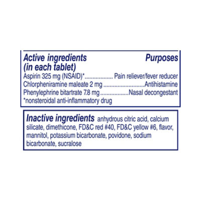 Alka-Seltzer Plus Orange Cold Tablets  - 20 Count - Image 4