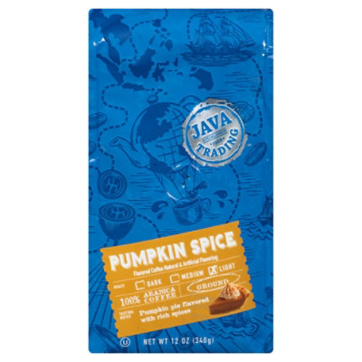 Java Trading Pumpkin Spice Gr Coffee 12oz. - 12 Oz