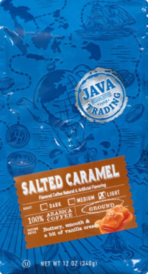 Java Trading Salted Caramel Ground Coffee 12oz. - 12 Oz - Image 2