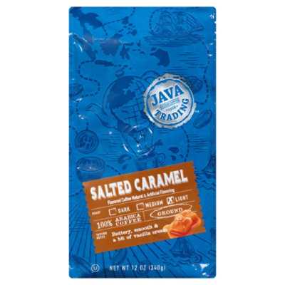Java Trading Salted Caramel Ground Coffee 12oz. - 12 Oz