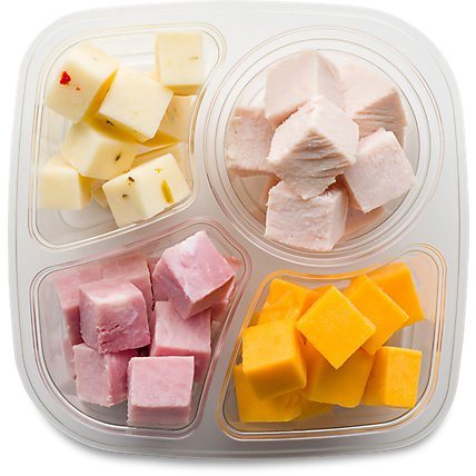 ReadyMeal Tray Ham Turkey With Cheese - Image 1