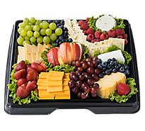 Tray Fruit & Cheese Square 16 In