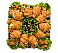 Deli Square Croissant Sandwich 18 Inch Tray - Each (Please allow 48 hours for delivery or pickup)