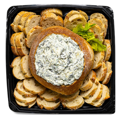 Deli Spinach Dip 16 Inch Square Tray - Each - Image 1