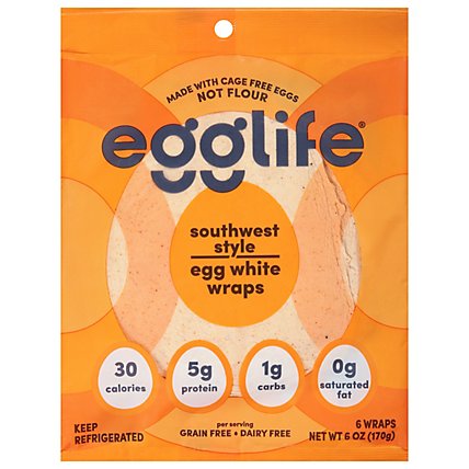 Egglife Southwest Egg White Wraps - 6 Oz - Image 2
