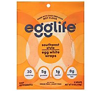 Egglife Southwest Egg White Wraps - 6 Oz