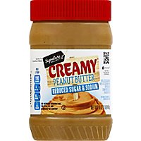 Signature Select Peanut Spread Creamy Reduced Sugar & Sodium - 16 Oz - Image 2