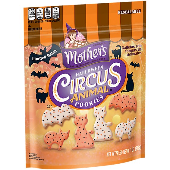 Mthrs Cookies Circus Animals - Each
