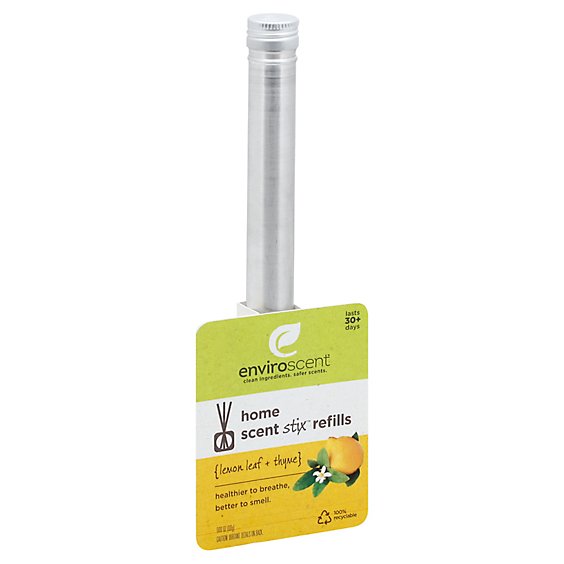 Enviroscent Lemon Leaf & Thyme Stix Refill - Each