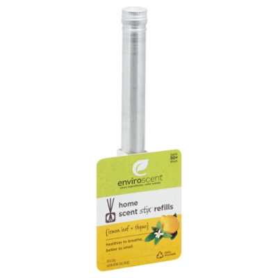 Enviroscent Lemon Leaf & Thyme Stix Refill - Each
