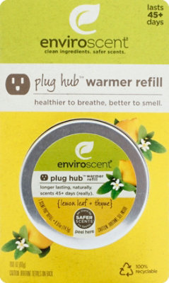 Enviroscent Lemon Leaf & Thyme Plug Hub Refill - Each - Image 2