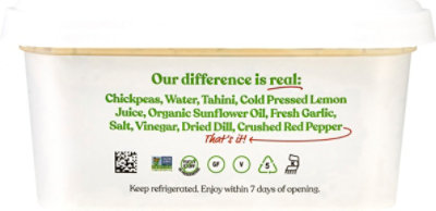 Ithaca Fresh Lemon Dill Hummus - 10 OZ - Image 5