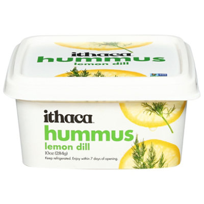 Ithaca Fresh Lemon Dill Hummus - 10 OZ - Image 1