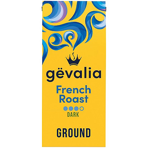 Gevalia French Roast Dark Roast Ground Coffee Bag - 12 Oz