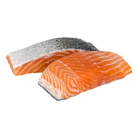Santa Monica Seafood Atlantic Salmon Skin On Fillet Farmed - 1.00 Lb