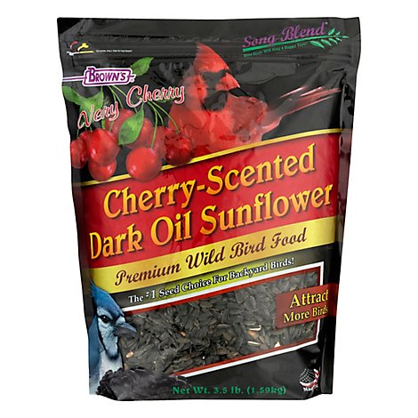 Song Blend Cherry Scented Black Oil Sunflower Seeds - 3.5 LB