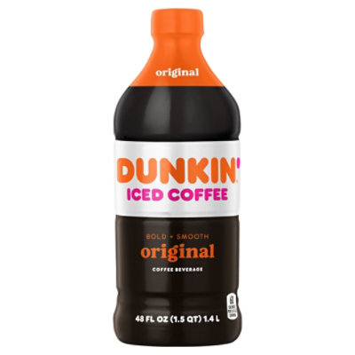Dunkin Donuts Iced Coffee Beverage Mocha Bottle - 13.7 Fl. Oz. - Shaw's