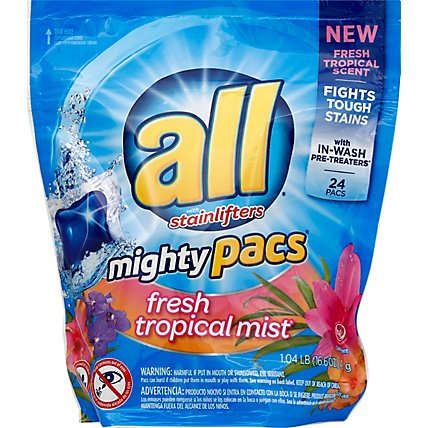 All Mighty Pacs Fresh Tropical Mist - 24 CT - Image 2