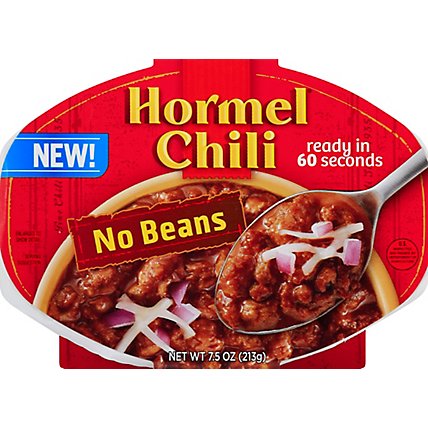 Hormel No Bean Chili Microwave Tray - 7.5 OZ - Image 2