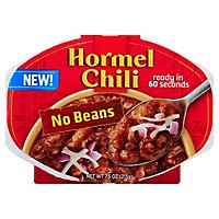 Hormel No Bean Chili Microwave Tray - 7.5 OZ - Image 1